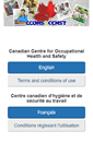 Mobile Screenshot of ccohs-cchst.ca